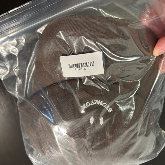 Stone Fox Swim Smiley Face Baseball Cap/Baseball Hat Brown - NWT - Picture 13 of 13
